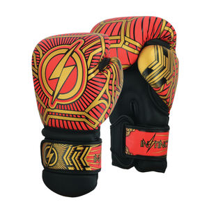 Guantes de Entrenamiento de Boxeo Profesionales de Cuero, Diseño Personalizado, Capa Protectora, Cierre de Gancho y Bucle, Correa de Muñeca Ajustable Ligera - Product Image 1