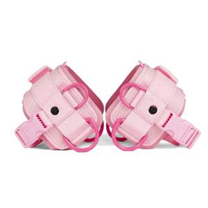Sangle de cheville rembourrée en néoprène pour appareil de musculation, avec logo personnalisé, boucle en plastique réglable, sangles de cheville à double anneau - Product Image 4