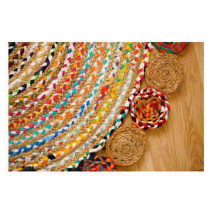 Meilleure vente Grand tapis de luxe en jute tressé fait à la main Motif de prière carré moderne pour cuisine bureau disponible en gros - Product Image 4