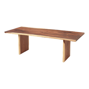 Mesa de Madera Maciza de Suar Moderna de Primera Calidad con Patas de Panel Recto para Uso en el Hogar, Comedor, Hotel y Conferencias - Product Image 3