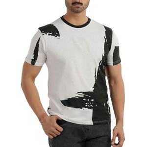 Camiseta de punto grueso con diseño estampado, ropa informal de corte regular, ropa de moda, ropa de playa de gran venta, camiseta para hombre - Product Image 5