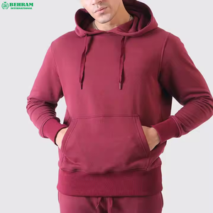 Streetwear Eco-Friendly 100% Cotton Heavyweight 400 GSM <b>Pullover</b> French Terry Unisex Tracksuit <b>Men</b> Joggers Sweatpants Hoodie Set - Product Image 2