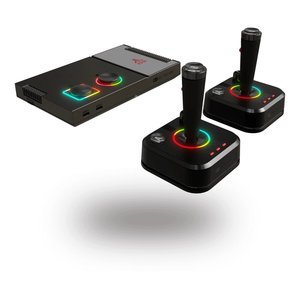 For ATARI GameStation Pro <b>Console</b> Retro Style <b>Black</b> Gray 2.4G Wireless 64GB TV Game <b>Console</b> with SFC & FC Format Support EU Plug - Product Image 4