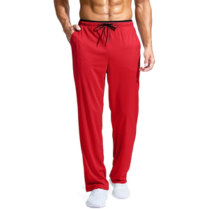 Pantalon de gymnastique d'entraînement Jogging Track pantalon décontracté hommes Anti-rides athlétiques Joggers Anti-rides, pantalon homme, pantalon teint uni - Product Image 1