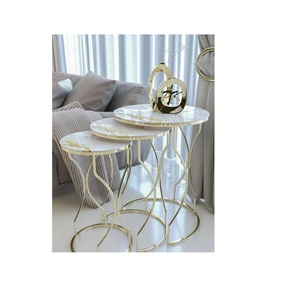 Fabricante de mesa de metal excelente calidad mesa de diseñador hecha a mano Venta caliente de lujo nueva mesa de centro de metal al por mayor - Product Image 5