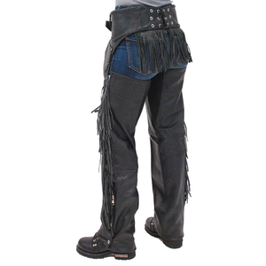 Chaps en cuir de vachette classique de qualité supérieure pour hommes Nouveau poids léger en cuir véritable pour l'équitation Chaps complets pour hommes - Product Image 6