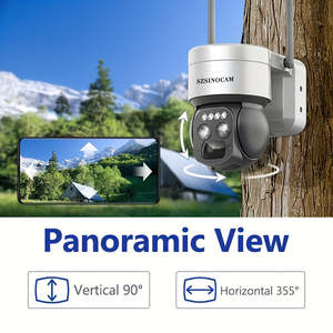 Cámara de Seguridad PTZ de 2MP 1080P con Zoom Híbrido 8X, Lente Dual, WiFi 2.4GHz, Luces de Detección de Movimiento, Panel Solar y Opciones de Almacenamiento en la Nube - Product Image 5