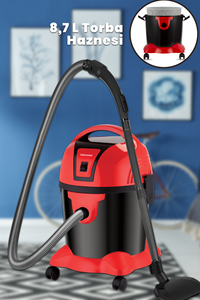 SuperTurbo Wet-Dry aspirapolvere-nero/rosso - Product Image 3