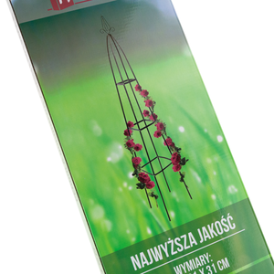 Pergola de jardin pyramidale en métal avec support pour roses, auvent et gazebo - Product Image 5