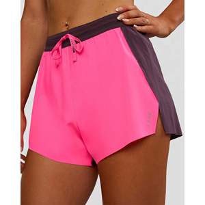 Shorts de course pour femme Accelerate 3 High-Rise - Shorty en Spandex couleur prune de minuit - Product Image 3