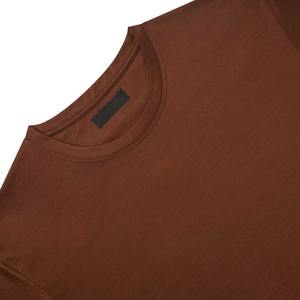 Camiseta personalizada de algodón mercerizado para hombre, venta al por mayor, entrenamiento de verano Gingtto - Product Image 5