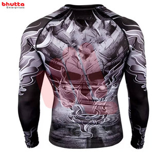 Conception unique Rash Guard hommes Sublimation bas quantité minimale de commande personnalisé Odm le plus populaire Rash Guard pour hommes - Product Image 4