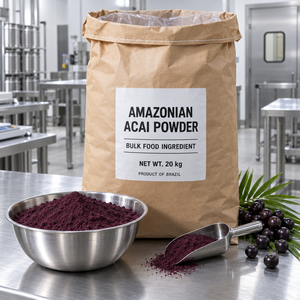 Polvo de Bayas de Açaí Amazónico Sin Azúcar a Granel 20 kg para la Fabricación de Alimentos y Bebidas - Product Image 2