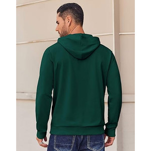 <b>Mens</b> Thin Athletic Hoodie <b>Pullover</b> Long Sleeve Workout Wholesale Fashion Custom Embroidery Hoodies 100% Cotton Regular Fit - Product Image 2