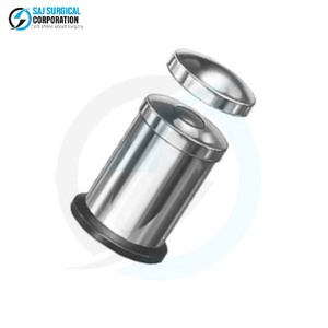 Dispensador de algodón Holloware para Hospital sin tapa, diseño de recarga fácil para estaciones de enfermería y salas de tratamiento - Product Image 2