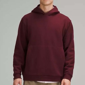 Long Sleeve Drawstring Fleece Waffle Pullover Hoodies with Pockets Hoodie - Product Image 1