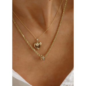 Colgante y Amuleto Milestone con Diamante de Piedra Natal en Corte Baguette - Product Image 2