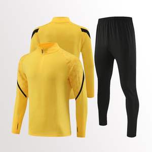 Conjuntos Deportivos con Capucha Estampados para Mujer, Talla XXL, el Mejor Material, Tejido de Punto Transpirable de Secado Rápido, Algodón/Fibra de Bambú, Conjuntos de Entrenamiento de Invierno para Fútbol - Product Image 1