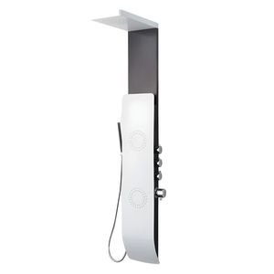 TEC alluminio Hydro decorazioni getti per colonna doccia H150xl22 disponibile in bianco e nero pacchetto 1 doccia accessori - Product Image 1