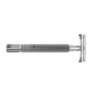 มีดโกนหนวดสำหรับร้านตัดผมชายด้ามจับยาวมีดโกนปลอดภัยมีดโกนใบมีดขอบสองด้านทำจากสเตนเลสสตีล - Product Image 2