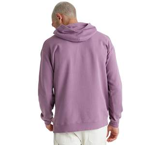Sudadera con capucha de gran tamaño unisex de peso pesado Logotipo de impresión de soplo personalizado 100% algodón sólido fácil de usar forro polar en blanco para hombres y mujeres - Product Image 5