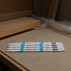 Ensemble de lames de scie sauteuse Hazet 5 pièces, polyvalent pour tous les types de bois, plastique, plaques de plâtre, tailles 6-100 mm - Product Image 3
