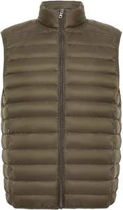 La mejor chaqueta de chaleco acolchado de algodón pesado para hombre, chaqueta de invierno de talla grande, cómoda, cálida, impermeable, con bolsillo con logotipo, ropa exterior transpirable de nailon - Product Image 4