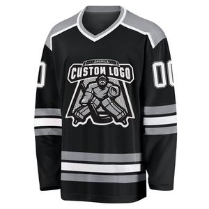 Maillot de hockey sur glace personnalisé de haute qualité, respirant, imprimé avec votre propre logo, écologique, séchage rapide, vente en gros, tendance - Product Image 6