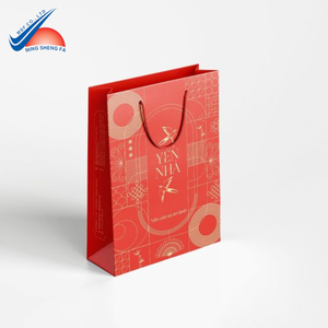 Bolsa de Papel Personalizada para Compras - Papel Kraft o Blanco Reciclable - Impresión de Logotipo, Asa de Cuerda, Ideal para Empaque de Boutique y Minoristas - Product Image 3