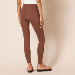 <b>High</b> Waist Women's Breathable Seamless Leggings Quick Dry Eco-Friendly Yoga Workout <b>Tights</b> OEM Custom <b>Knee</b>-Length Sport Pants - Product Image 2