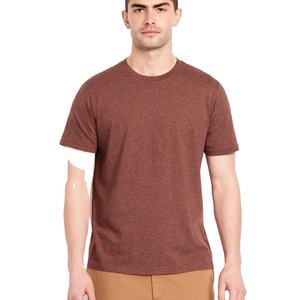 Camisetas de algodón suave, corte ajustado, manga corta, cuello redondo, básicas, para personalizar, estilo urbano, camiseta negra lisa, camisetas de algodón. - Product Image 1