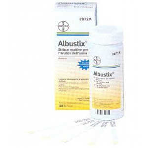 Albustix - Kit de Prueba de Diagnóstico de Proteína en Orina, 50 Tiras Reactivas - Product Image 1