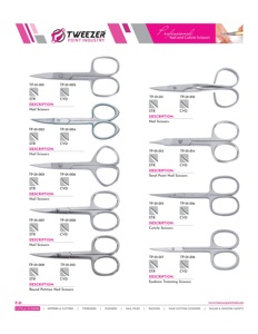 High Quality Stainless Steel Russian Nail Scissors Curved Bent Sharp Cuticle Manicure Scissors Beauty Scissors <b>Makeup</b> <b>Tools</b> - Product Image 6