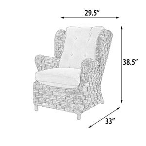 Jacinto de agua natural tejido Decoración del hogar Materiales naturales Silla de comedor ecológica Hecho en Vietnam Durable al por mayor - Product Image 4