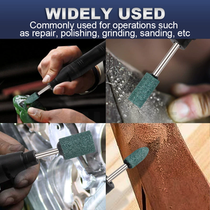 Kit de 22 têtes de <span class=keywords><strong>polissage</strong></span> cylindriques <span class=keywords><strong>Dremel</strong></span> Sesame, tige de 3 mm, haute dureté, outil rotatif pour le <span class=keywords><strong>polissage</strong></span> du métal, du jade et du <span class=keywords><strong>verre</strong></span> - Product Image 6