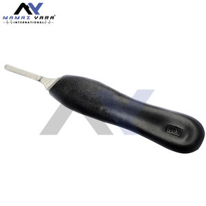 Manche de scalpel en plastique noir pour instruments chirurgicaux manuels de précision # 4 Compatible # 20 # 24 lames en acier inoxydable MOL Safety - Product Image 5