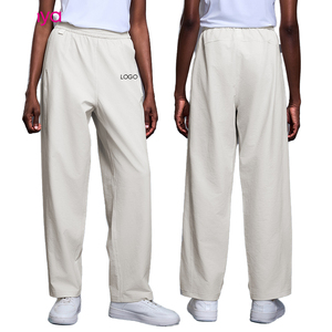 Pantalones de chándal informales con forro polar alto para mujer, pantalones de chándal con cordón Cinch Bottom, bolsillos sueltos para correr, sensación térmica desnuda - Product Image 1