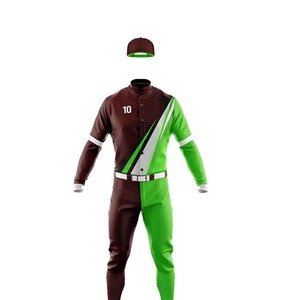 Uniformes de béisbol y sóftbol con impresión por sublimación, conjunto de uniformes de béisbol de poliéster 100%, uniforme de béisbol personalizado para hombres jóvenes - Product Image 3