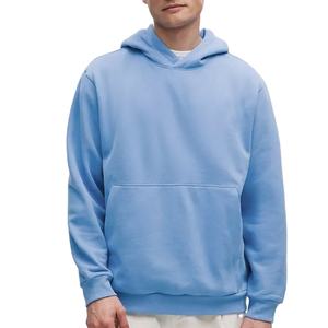 Pull uni de grande taille pour hommes 100 coton Pull Vente en gros Hommes Sweat-shirt surdimensionné personnalisé Pull avec poche Sweat à capuche personnalisé - Product Image 1