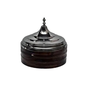 Marmite argentée avec couvercle incurvé Casserole en métal de capacité personnalisée sur Offre Spéciale - Product Image 2