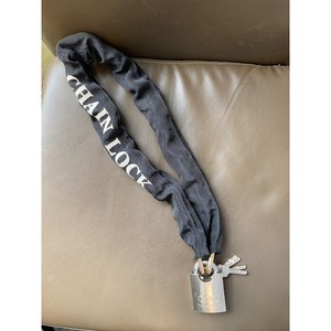 <b>Heavy</b>-<b>Duty</b> Steel U Lock for Motorcycles and Bicycles Durable and <b>Safe</b> with Metal Chain for Gates and Luggage - Product Image 1