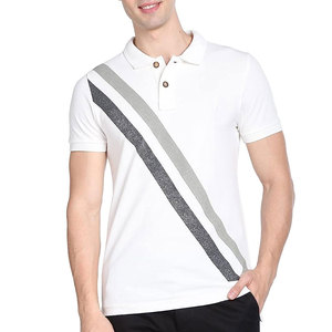 Camiseta de punto de verano a la moda para hombre, camiseta informal de manga corta para hombre, camiseta polo de color sólido y corte holgado para hombre - Product Image 1