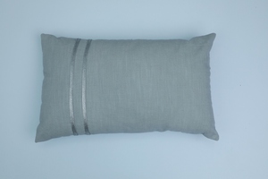 Elegant Grey Cotton <b>Cushion</b> Pillowcase with Custom Logo Pure Pattern Woven Technique for Hotels Gardens & Home Interior Spaces - Product Image 3