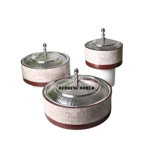 Pegatina acabado Metal Hotpot última llegada cazuela hecha a mano diseñador más vendido nuevo calentador de alimentos de Metal - Product Image 4