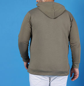 Venta al por mayor de sudaderas con capucha de las mujeres transpirable largo XS a grande Tallas grandes de alta calidad de lana de invierno pulóver 100% algodón patrón sólido - Product Image 3