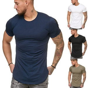 Camiseta de entrenamiento físico para gimnasio, algodón y poliéster transpirable de ropa de compresión, patrón de personaje de punto, camiseta en blanco para correr - Product Image 6