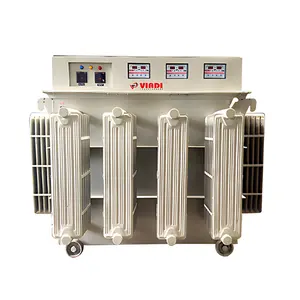 Featured 100 KVA Servo Voltage Stabilizer Three Phase Automatic Voltage Stabilizers Regulator oil cooled
