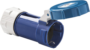 Base aerea industriale con doppio contatto a terra IP67 16A 2P+TTL (Famatel 24960) - Product Image 1