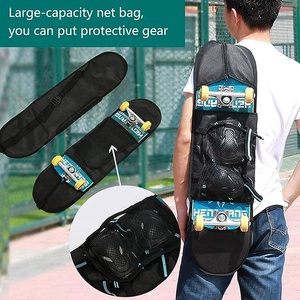 Bolsas de lona deportivas de poliéster personalizadas de alta calidad, mochila de monopatín portátil ligera impermeable duradera para Longboard - Product Image 4