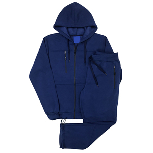 2023 conception personnalisée hommes écologique deux pièces survêtement Collection hiver ensemble d'entraînement de jogging - Product Image 5